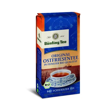 B&uuml;nting Tea Original East Frisian Tea 200g luzem, organiczna